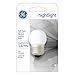 GE Lighting 570958 41267 7.5-Watt Nightlight, Soft, S11 1CD Light, 1 Count (Pack of 1), White Bulbs