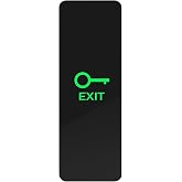 Touch Exit Button for Access Control LED Indicator DC 12V Surface Mount | Ultra Slim Design, Push to Exit Button with 2 Color LED Indicators, DC 12V-24V, NO/NC/COM Output Door Release Switch