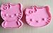 DM Hello Kitty Cookie Cutter Cake Mould Mold-Pink, M