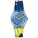 Swatch Men's Gent GS147 Blue Silicone Quartz Watch
