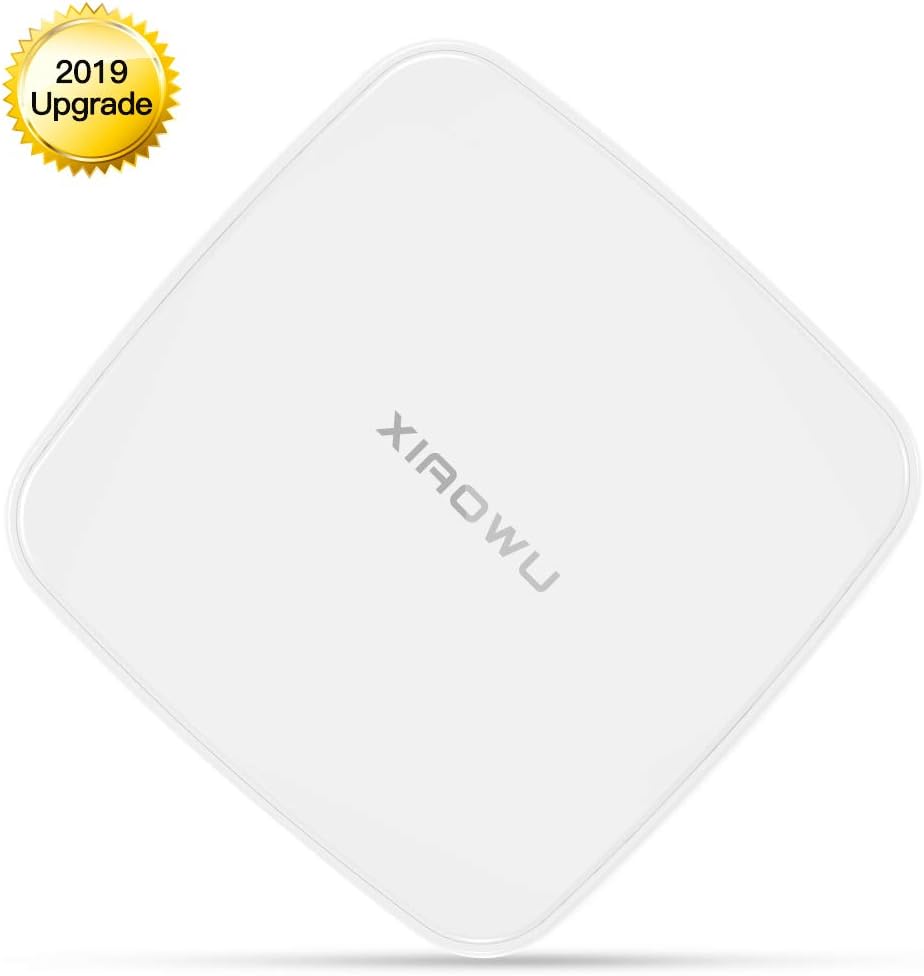 Wireless Charger, XIAOWU Fast Charge Stand Universally Compatible with Qi Enabled Smartphones, 7.5W for iPhone X, iPhone 8/8 Plus, 10W for Galaxy S9/S9+/S8/S8+/S7/Note 8, 5W for All Qi-Enabled Phones(