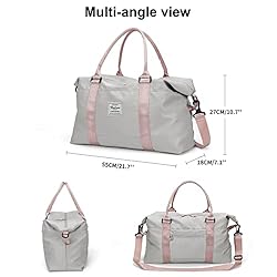 HYC00 Travel Duffel Bag with Toiletry Bag, Sports