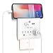 Multi Plug Outlet Extender with USB Wall Charger and Night Light, Cruise Ship Travel Power Strip with 2 USB 3 Outlet Splitter Adapter for Phone Charger Wall Plug primary