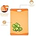 Raj Plastic Cutting Board Reversible Cutting board, Dishwasher Safe, Chopping Boards, Juice Groove, Large Handle, Non-Slip, BPA Free (Extra Large (17.4
