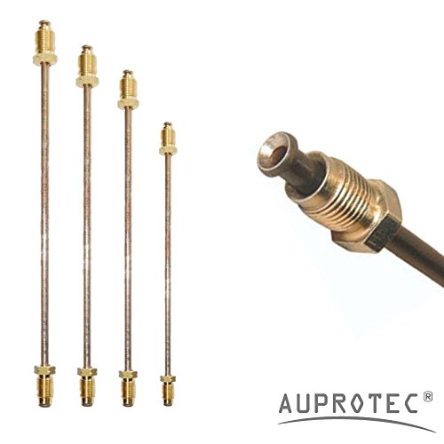 Brake Pipe Ø 4.75 mm copper/nickel cupronickel pre-finished: 200 mm double flare