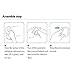 ZUNTO Bathroom Hand Towel Ring - Hand Towel Holder Self Adhesive No Drilling, SUS 304 Stainless Steel Brushed