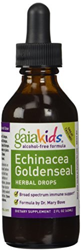 Gaia Kids Echinacea Goldenseal Herbal Drops, 2-Ounce Bottle by Gaia Kids