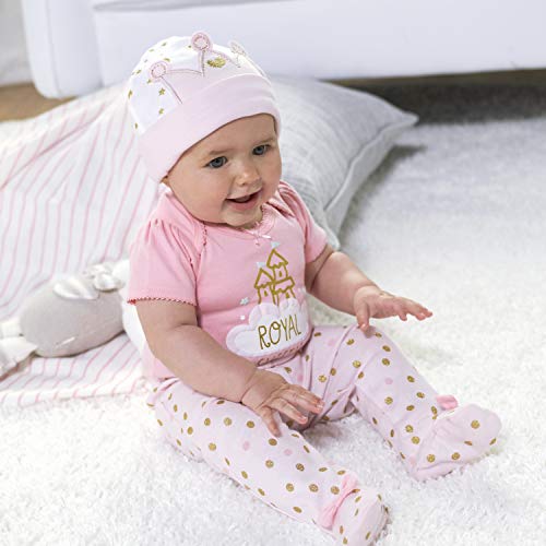 Gerber Baby Girls 4Piece Sleep 'N Play, Onesies, Pant and Cap