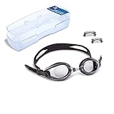 IST RX prescription swim Goggle with Optical Corrective UV Protection Anti-Fog Lenses -4.50