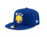 NBA Golden State Warriors Hardwood Classics 2Tone Basic 59FIFTY Fitted Cap, 7 1/2, Royal