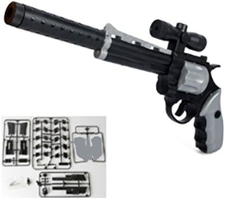 Polade 44pcs Diy Building Blocks Colt Revolver Gun Model Assembling Pistol Toy Bricks