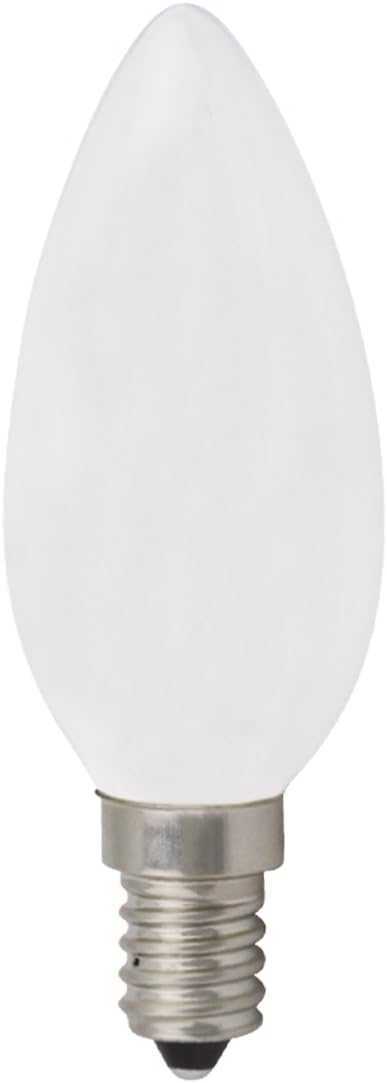 greenandco® CRI 90+ E14 LED Filament Candle Frosted 2W Replaces 20W 200lm 2700K Warm White 360° 230V, no Flicker, not dimmable, 10-Pack - Image 3