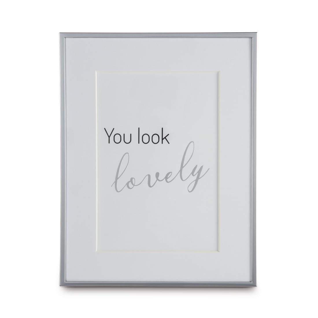 Hama Picture Frame 13 x 18 cm (Photo Frame, Portrait Frame, Portrait Format, Landscape Format, for Hanging, Standing, Hanging Device, Stand, Velvet, Glass Pane, with Mount, Picture Size 13 x 18 cm),