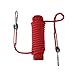 NIECOR 12 MM Outdoor Static Rock Climbing Rope,High Strength Accessory Fire Escape Safety Rappelling Rope 32ft,49ft,64ft,98ft