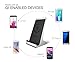 Bestand 2-coil QI Wireless Charging Dock Charger Stand for iPhone 8/X/8 Plus and All Qi-Enabled Phones, Silver