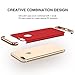RANVOO iPhone 7 Plus Case, Slim Fit Thin Hard Stylish Cover 3 in 1 Detachable Case, Red [Clip-ON Series]