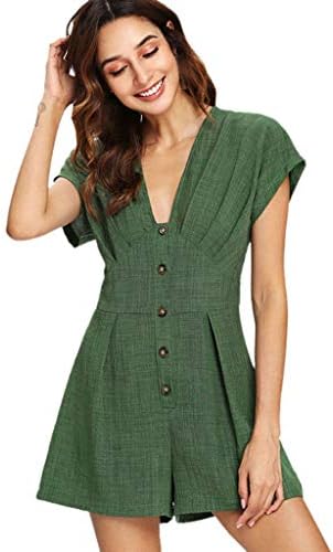 Momoxi 2019 Summer Newest Ladies Sexy Fashion Design Casual V-Neck Jumpsuit Soft Comfortable Casual Playsuits