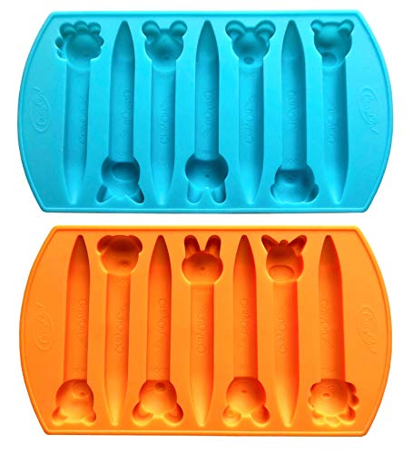 Silicone Crayon Mold CrayOn 2 Double Tipped Triangular Silicone 