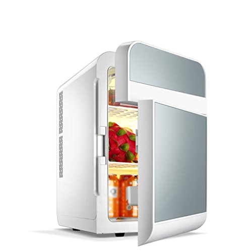 Click Here to See More Images Peaceip Car Refrigerator 20L Dual Refrigeration Car Mini Fridge Small Home Mini Dormitory Car Home Dual-use Double Door Refrigerator Fridge