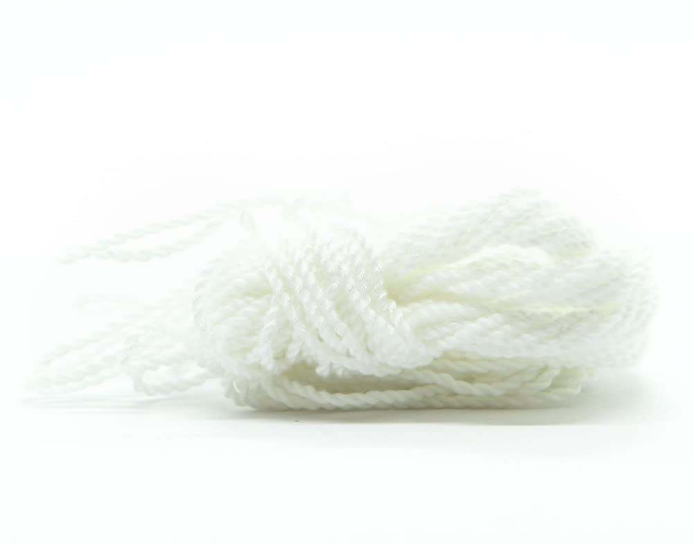 SkillAddicts Replacement Yoyo Strings for All Types of Yo-yos, Polyester Durable Yo-yo String for Trick and Professional Yo yo - 50pcs White