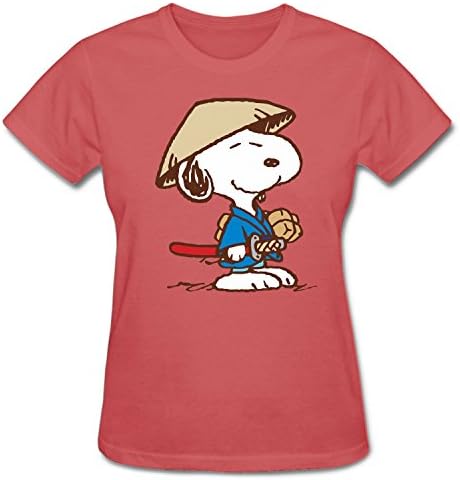 XBILLY peanuts snoopy Women's Short-sleeve T Shirts pink XL