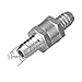 Lenmumu Non Return One Way Check Valve Prevent Oil Petrol Diesel Water, Aluminium Alloy (12mm (1/2