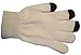 IT'S RIDIC! Warm Knitted Stretch touchscreen/texting winter gloves with a soft texture. Just thick enough to not be bulky. Off-White