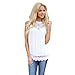 Creazy 2016 New Fashion Women Vest Sleeveless Shirt Blouse Summer Casual Loose Tops (XL)