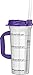 Hydr-8 Purple 32ounce Water Bottle with Swivel Lid, Plastic