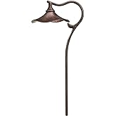 Kichler 15422AGZ Cotswold Path & Spread 1-Light 12V, Aged Bronze