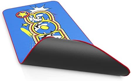 Gaming Mouse Pad ESG Sonic Tapis Gaming (Format XXL, Base en Caoutchouc antidérapante, Anti-Slip Rubber Base) (Classic)
