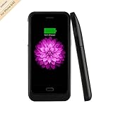 BSWHW For iPhone 6/6s Charger Case, 3500mAh 4.7 iPhone 6/6S Portable Battery Case with Pop-out Kickstand Extended Battery Pack Rechargeable Power Protection case Backup Juice Bank , Black