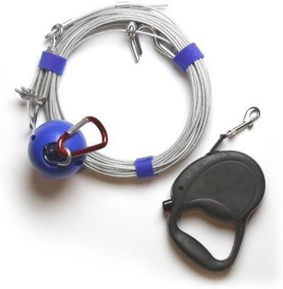 Zip Leash Dog Containment System Retractable Collar Harness Invisible Fence Alternative
