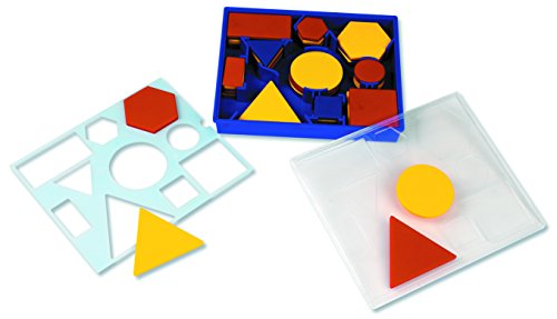 Learning Resources Attribute Blocks Desk Set In Tray