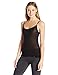 Terramar Women's Thermasilk Pointelle Camisole, Black, X-Large