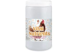 Vital Nutrients: Chicken Vitamins for Feed & Molting Supplement, Egg Booster, Poultry & Chicken Vitamins - Pampered Chicken Mama (5 pounds)