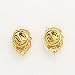 JOJO & LIN Gift for Men 18K Real Gold Plated Lion Head Casual Business Suit Shirt Collar Pin Brooch Tips Men Jewelry