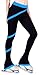 Figure Skating Spiral Polartec Polar Fleece Pants (Deep Sky Blue, Child Medium)