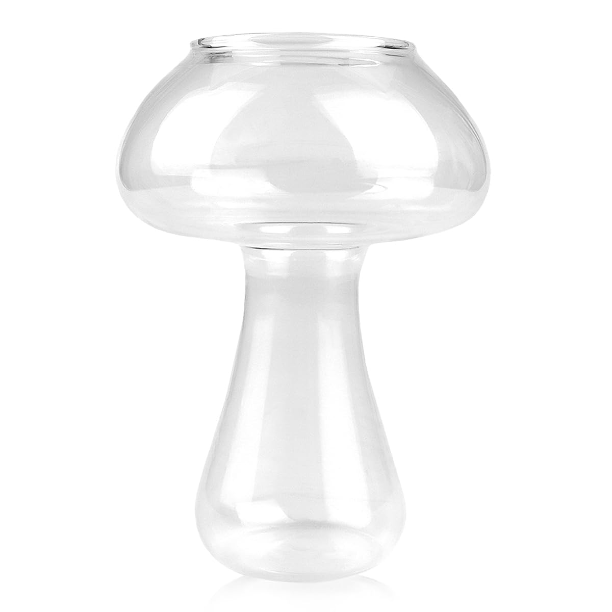DOERDO Mushroom Cocktail Glass Goblet Mushroom Glass Cup Drink Cup for Wine Champagne Cocktail, Party Bar Home, 280ml