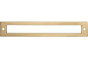 Top Knobs - TK926HB - Hollin Backplate - Honey Bronze - Lynwood Collection