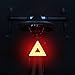 ESMK Ultra Bright LED Bike Tail Light USB Rechargeable Bike Light LED Bicycle Rear Light Fits On Any Road Bikes, Helmets. Easy To Install for Cycling Safety Flashlight - Triangle