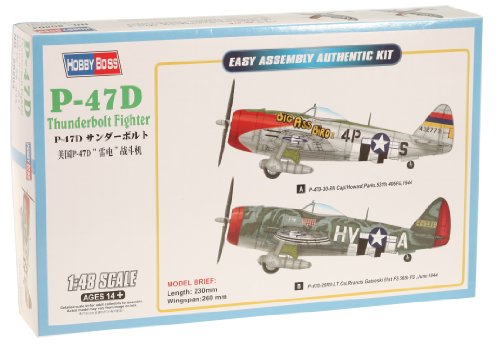 Hobby Boss Easy Assembly P-47D Thunderbolt Fighter Airplane Model Building Kit