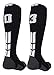 MadSportsStuff Player Id Jersey Number Socks Over The Calf Length Black and White