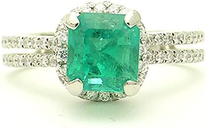 エメラルドプラチナ リング レディース ジュエリー