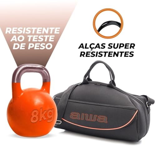 TRIBOSHOP Bolsa Case Capa Bag Compatível Boombox Plus Aiwa, A Prova D'Água, Acolchoado - Com Alças De Mão E Ombro