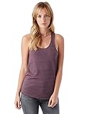 Alternative Womens Meegs Racerback Eco-Jersey Tank Top Medium Eco True Eggplant