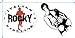 Rocky Movie Logo Italian Stallion Sylvester Stallone T Shirt & Stickers (Large) Athletic Heather