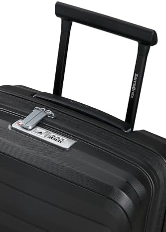 Neo Flux - Spinner S Slim, Equipaje de Mano expandible, 55 cm, 39/45 L, Negro (Black)