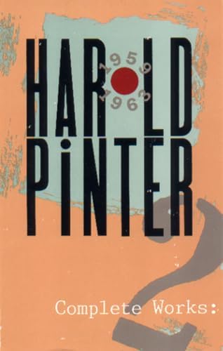 希少　HAROLD PINTER Complete Works Ⅱ Complete Works, Volume I: Pinter, Harold: 9780802150967: Amazon