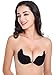 Anmengte Bra Reusable Self Adhesive Silicone Invisible Backless Sexy Nubra Wings(Black C)
